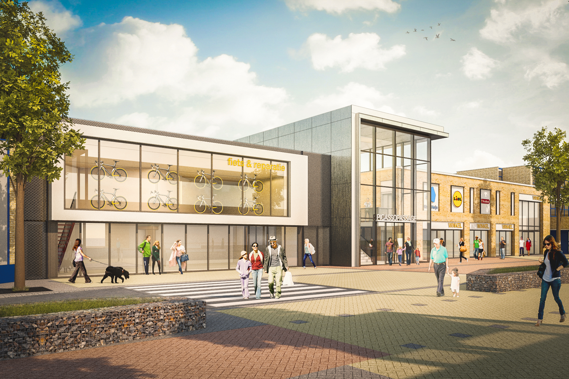 Renovatie winkelcentrum de Scholver, Capelle a/d IJssel