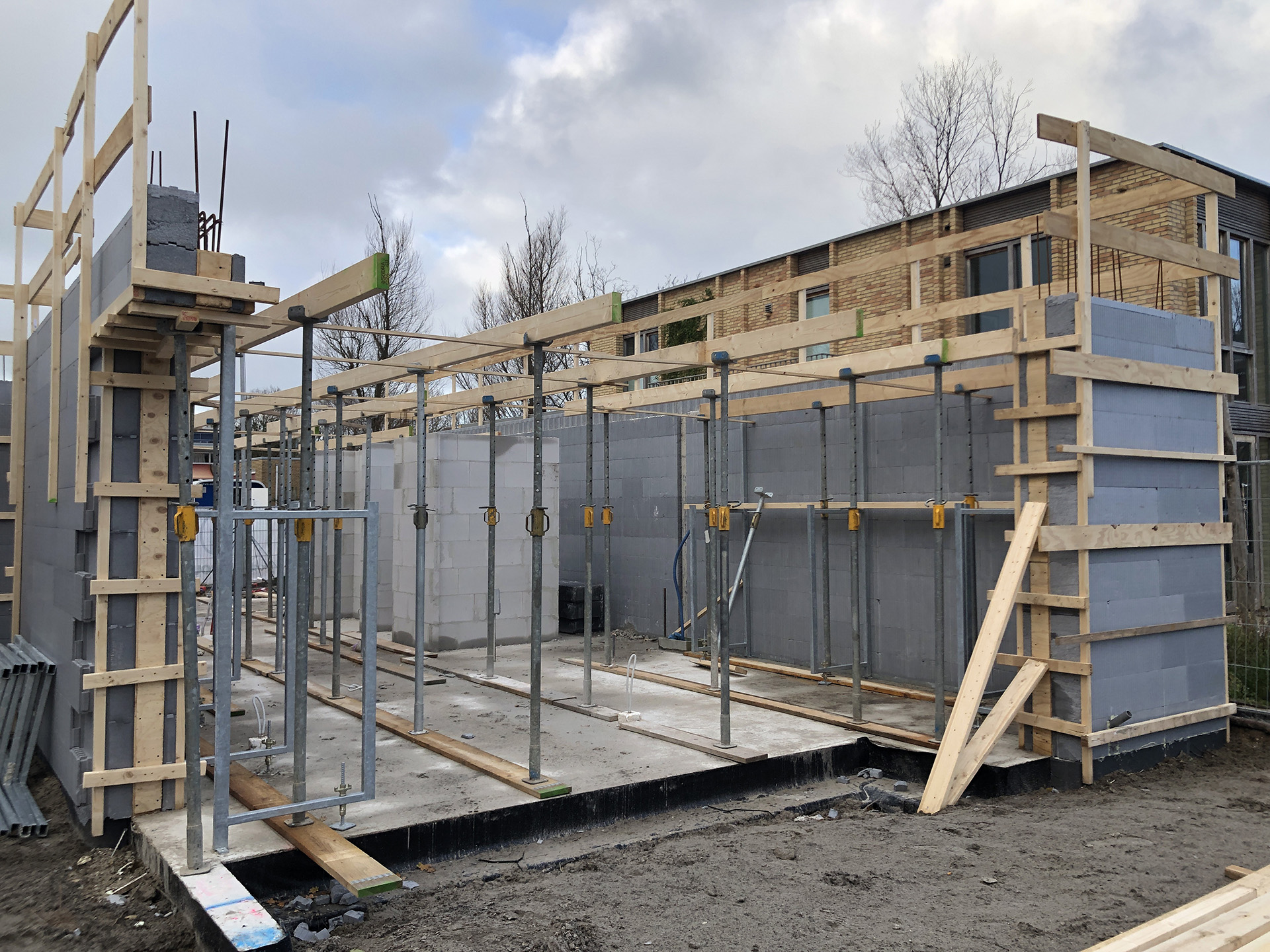 Energieneutrale woning in Kijkduin in uitvoering