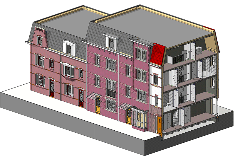 BIM model moutlocatie