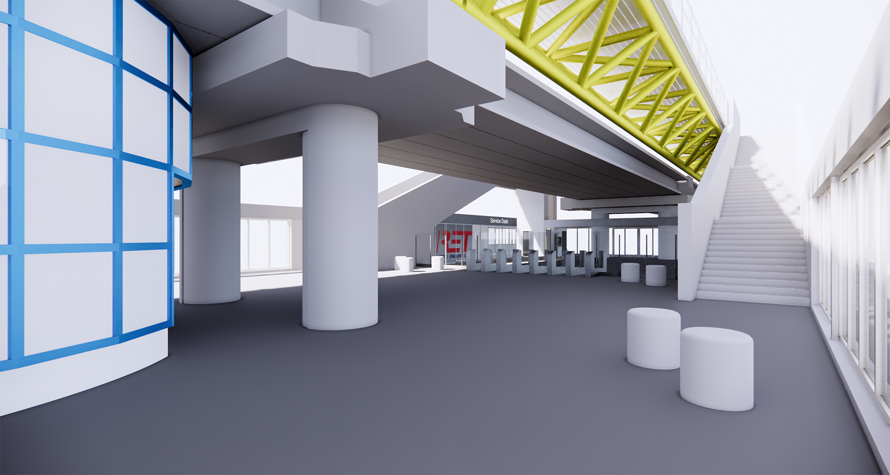 Renovation of The RET metro station, Spijkenisse Centre