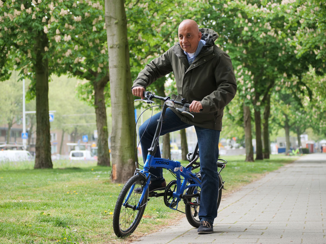 Meer dan de helft van ons team komt met de fiets naar het werk.