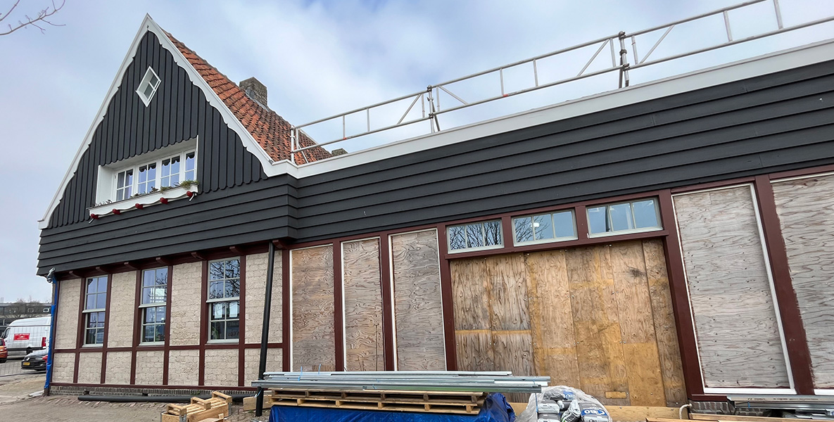 Directievoering en bouwkundig advies voor de uitbreiding van het Veerhuis