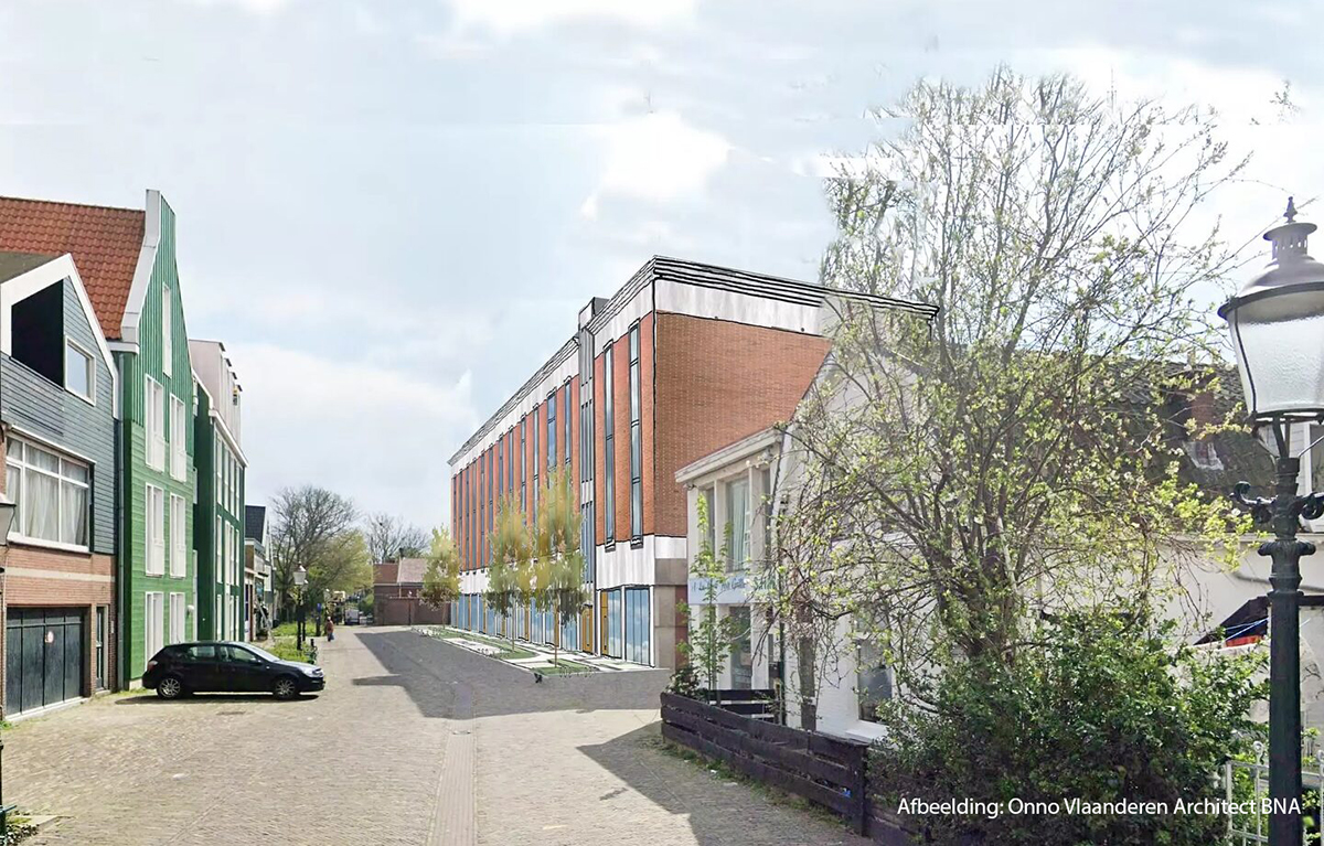 Transformatieproject aan het Krimp in Zaandam